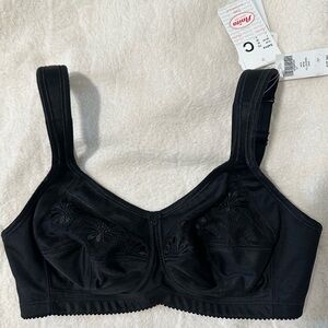 NWT Anita Comfort Mastectomy Bra Black Size 34C Safina Non Wire